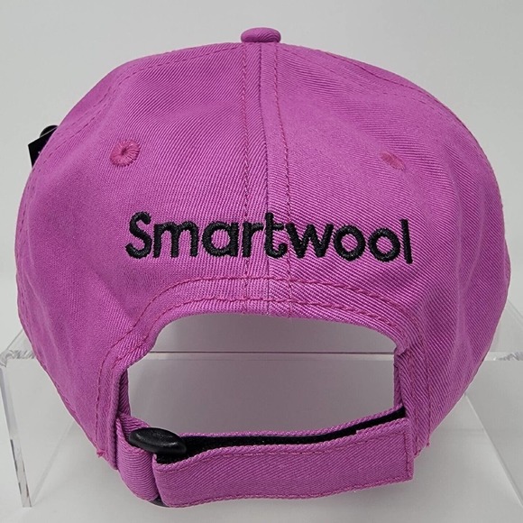 Smartwool Logo Ball Cap Festive Fuchsia Pink Cotton Adjustable New - Picture 4 of 13